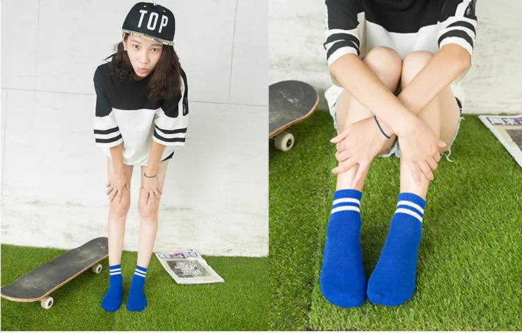 New Preppy Style Cotton Socks Strip Casual Women Socks Multi Color Lady Socks Korea Japanese Style Socks 