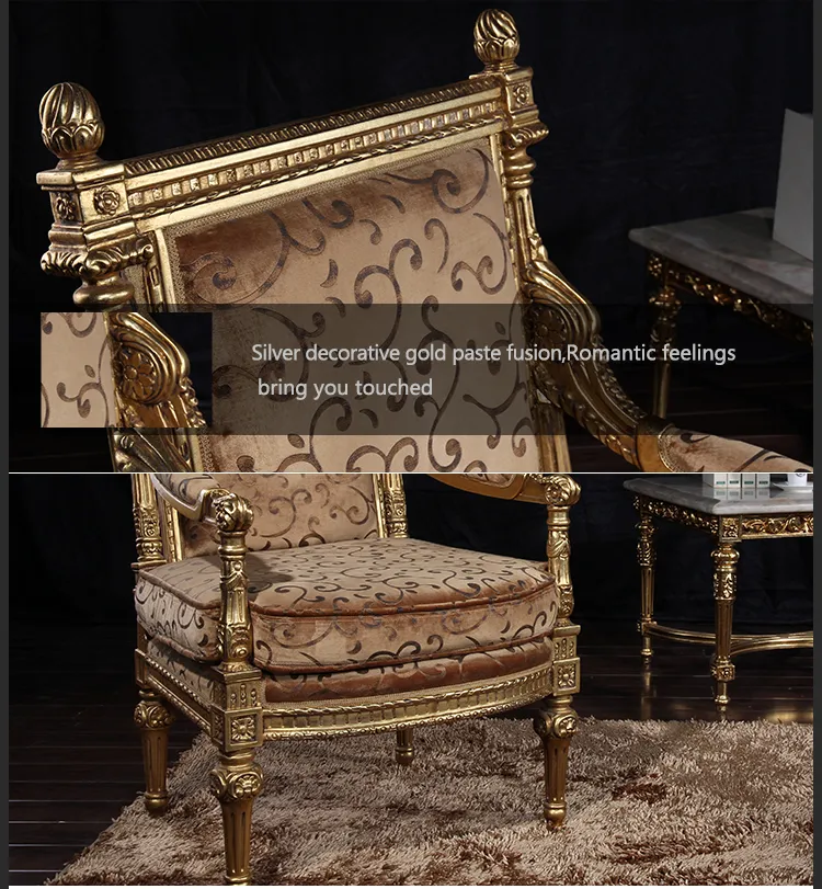 French Classic Furniture Manufacturer Living Room Classic Armchair