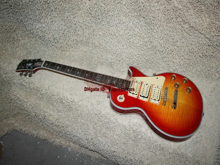 Nova loja personalizada Ace Frehley guitarra elétrica em guitarras Cherry Burst 4551782