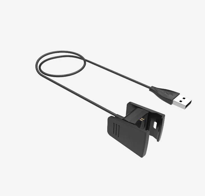 Substituição USB Power carregamento Cord Cabo Carregador Cabo Para Fitbit taxa de 2 Smartband 55 centímetros / 1 centímetro preto / rosa / azul