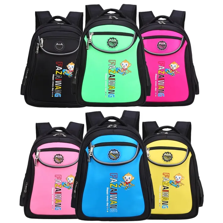 Barnens ryggsäckar pojkar tjejer barn ryggsäck skolbag skolväskor satchel tecknad bok väskor hög densitet nylon vattentät andningsförmåga