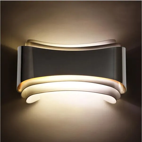 Modern Minimalist 5W LED Duvar Işıkları Duvar Accanları Başucu Lambası Kötü Oda Oturma Odası için Kapalı Duvara Montajlı Lambalar