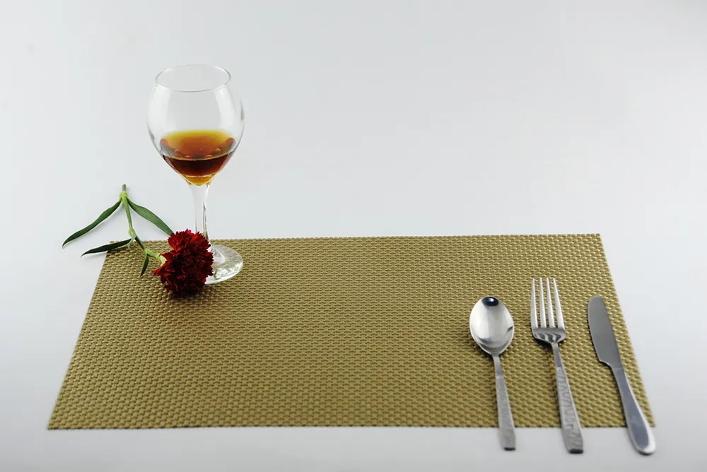 Jankng / mode modern pvc matbord placemat europa stil kök verktyg porslin pad coaster kaffe te plats matta