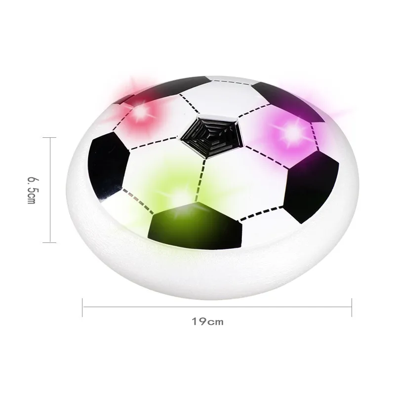 Multicolore LED Air Soccer Hover Football Disque Disque Enfants Enfants Garçons Jeu Jouets