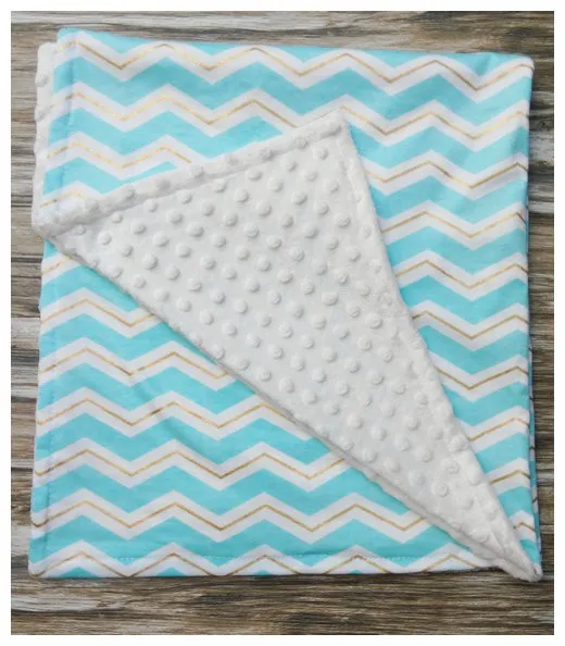 8 Couleurs Dot chevron Coton Swaddleme Bébé Minky Wrap Emmaillotage Couverture Nouveau-Né Infant Swaddle Serviette Célèbre Multifonctionnel