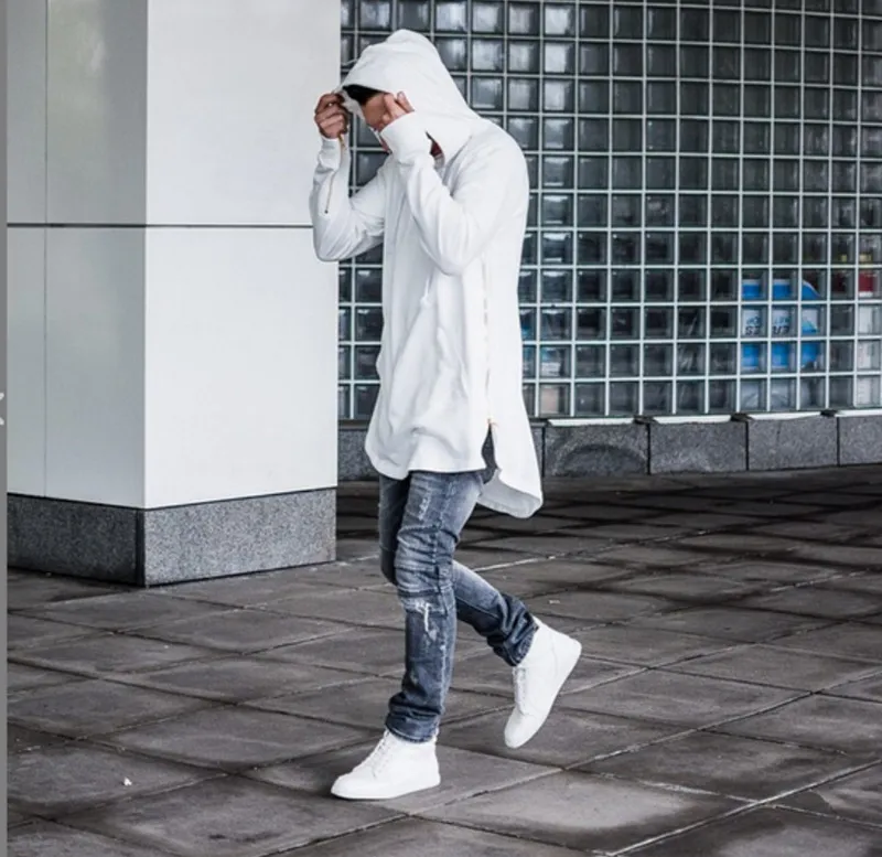 Sweats à capuche de style Designer de haute qualité hommes avec 4 fermetures à glissière harajuku solides hommes sweats à capuche et pulls molletonnés hip hop vêtements streetwear sweat