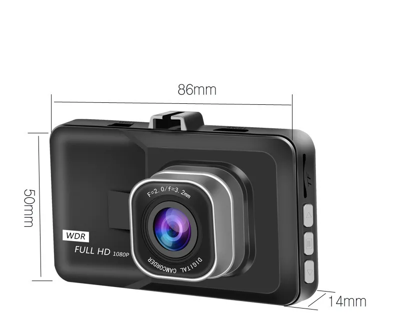 Coche DVR K6000 1080P Full HD LED grabadora nocturna tablero visión cámara Veicular dashcam Carcam video registrador coche DVRs6863300