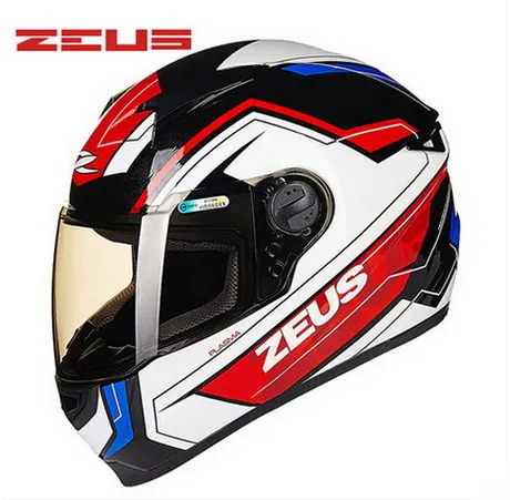 2016新しいドット認証ZeusフルフェイスオートバイヘルメットABS 