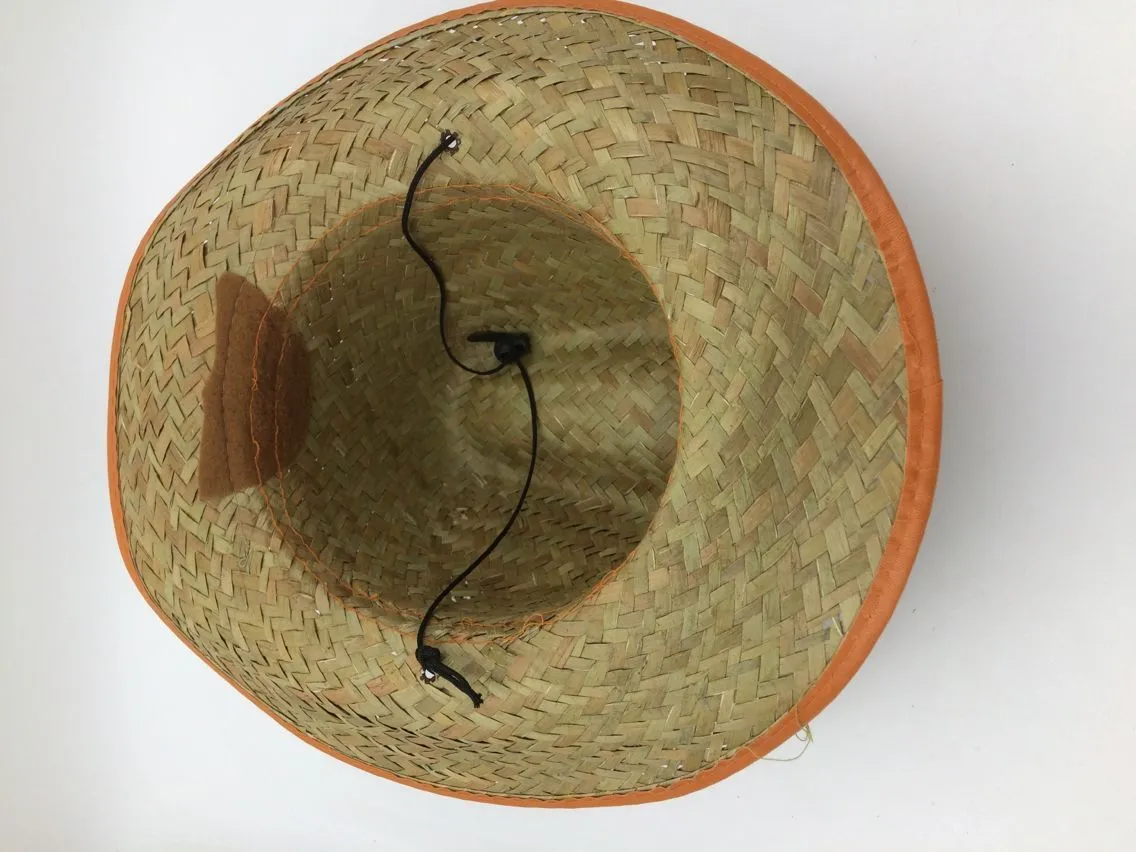 Chapeau Cowboy En Paille Unisexe - Large Bord, Pliable, Anti-UV, Pour Plage, Randonnée, Soleil