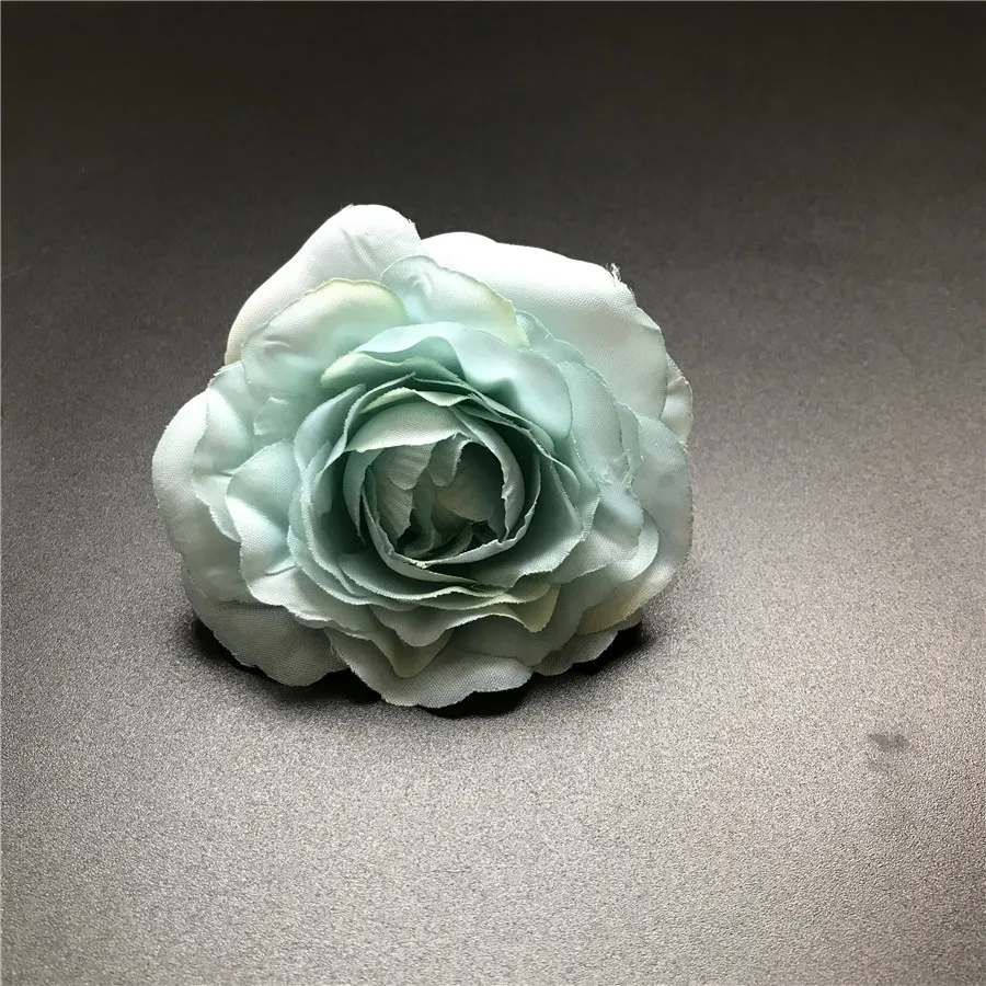 Silk Rose Cabeças de Flor Artificial de Alta Qualidade Diy Flor Para O Casamento Da Parede Arco Bouquet Decoração Flores
