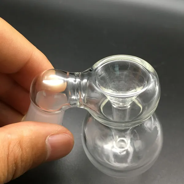 Accessori per fumatori Vetro Ashcatcher adatto per tubi dell'acqua in vetro Bowl Ash Catcher Bubbler con 10mm 14mm 18mm maschio femmina Adattatore per vetro in narghilè