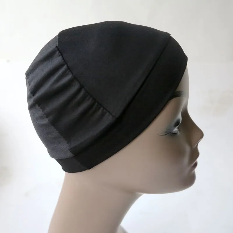 Spandex Dome Cap för Wig Cap Snood Nylon Strech Hairnets Wig Caps för att göra peruker Glueless Hair Net Wig Liner