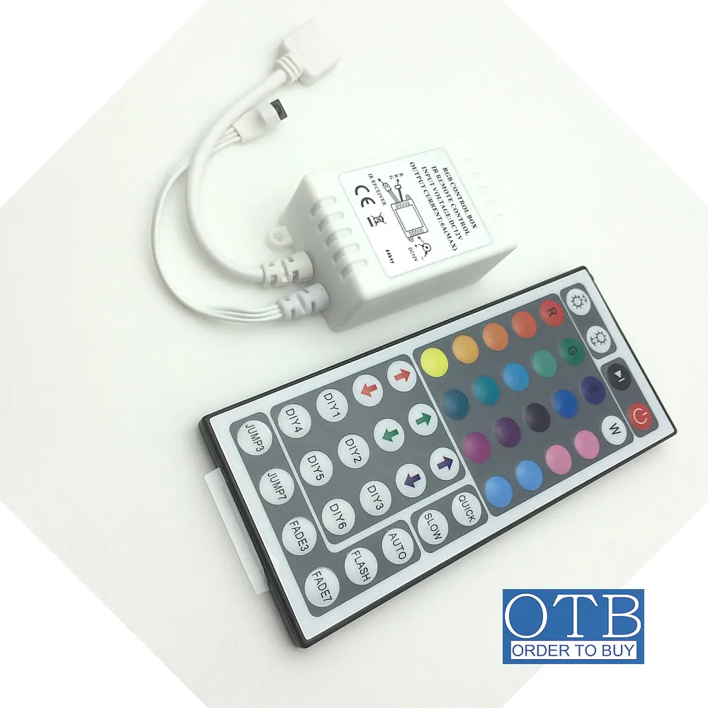 LED Strip Light 3528 5050 RGB 44key IR Remote Controller Module