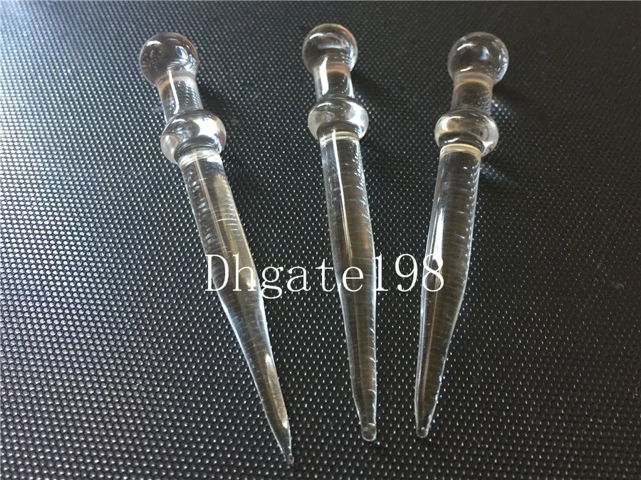 Strumento Dabber per piattaforme petrolifere in vetro Oil and Wax Dab Stick per kit chiodi Vapor E e unghie al quarzo Dab nail