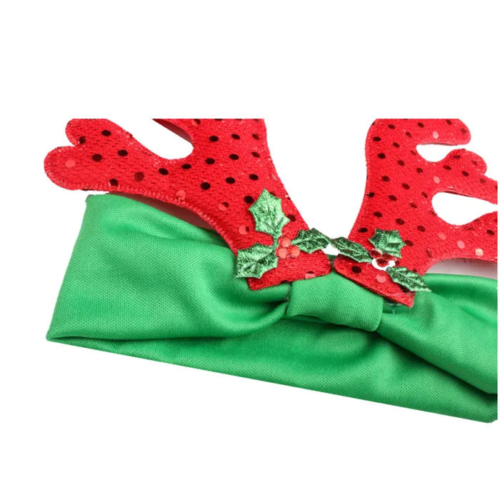 2017 neue kleine Geweih Stirnband für Kinder Weihnachten Party Dress Up Stirnbänder für Baby Mädchen Kleinkind Kopfbedeckung Haarschmuck Haarschleife