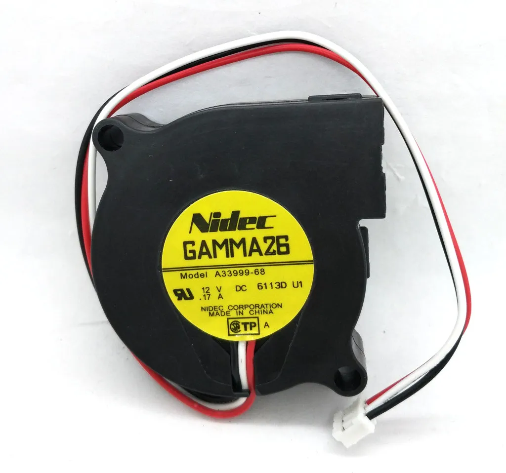 الأصلي Nidec Gamma26 A33999-68 A33999-58 DC12V 0.17A 50*15MM مروحة التبريد