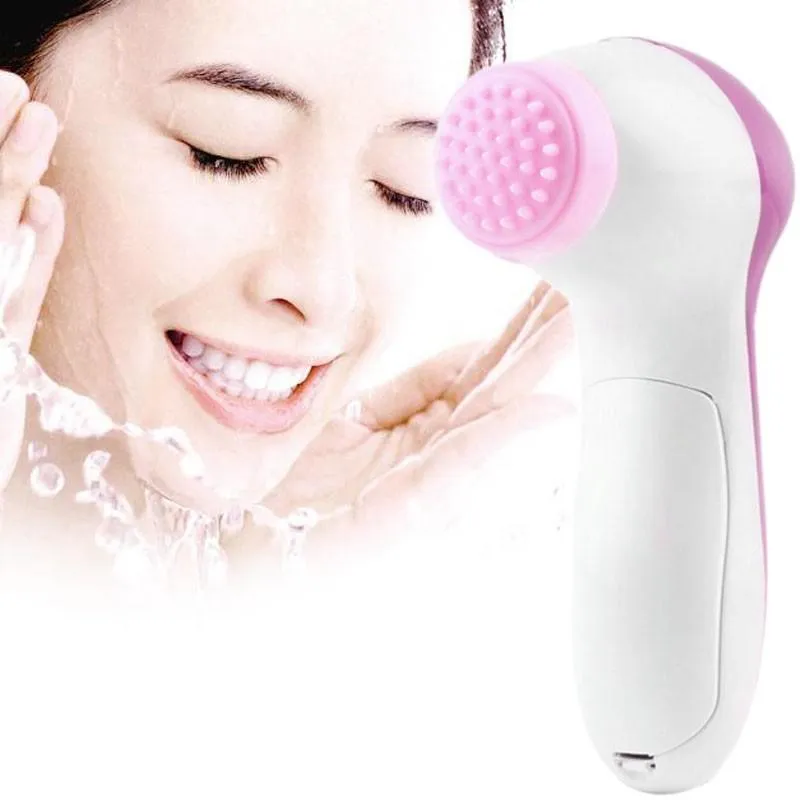 new arrival 6 in 1 Waterproof Multifunction Electric Facial & Body Cleansing Brush Massage Extractor for Removing Blackheads And Pimples