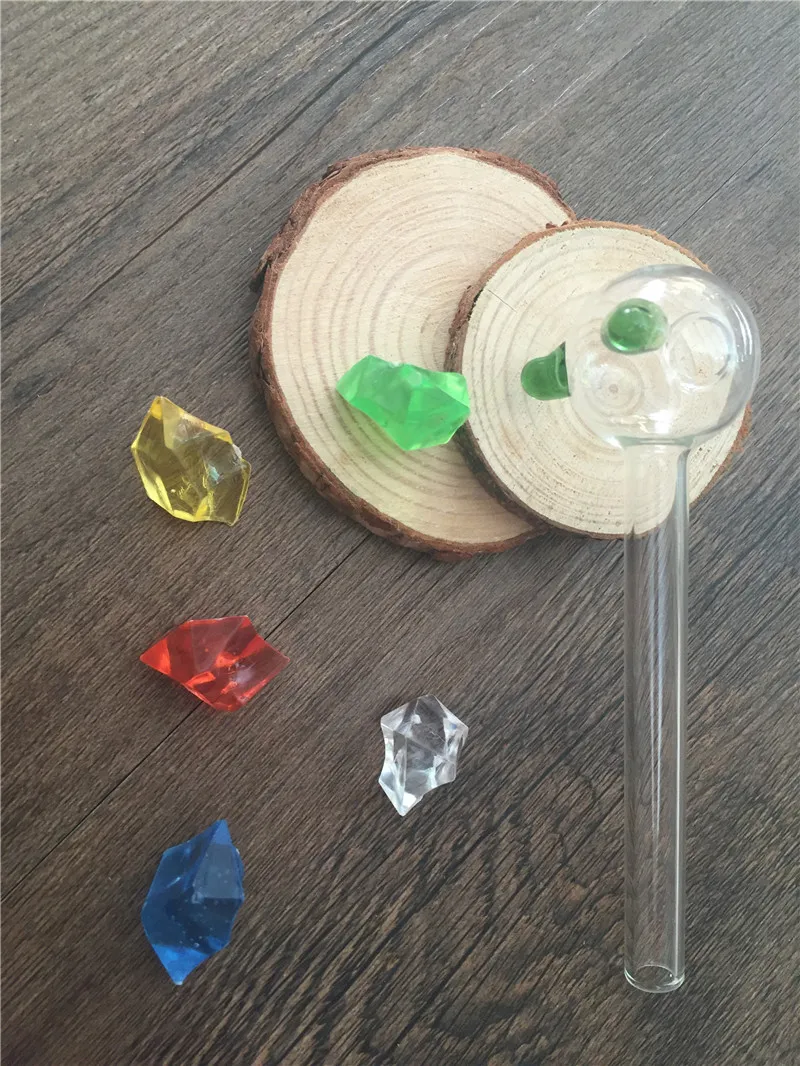 12 cm dickes buntes Glasrohr, klares Glas, Ölbrenner, Glasrohr, Glasrohr, Ölnagel, Glasrohr, Wasserrohr