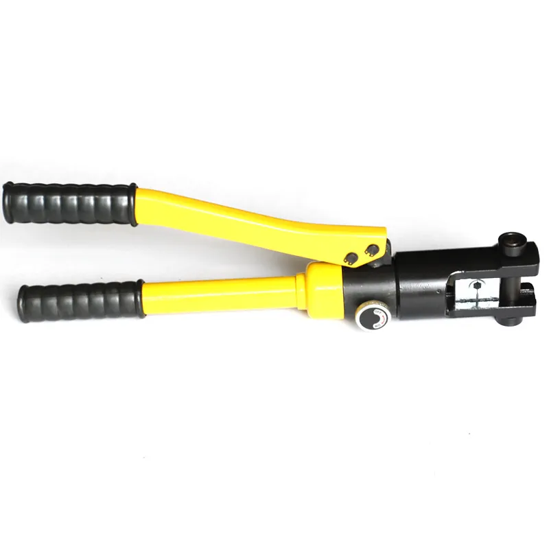 manual hydraulic crimping power tools cable terminal crimper copper and aluminum terminals max 120mm2 cold press clamp hydraulic pliers YQK-120