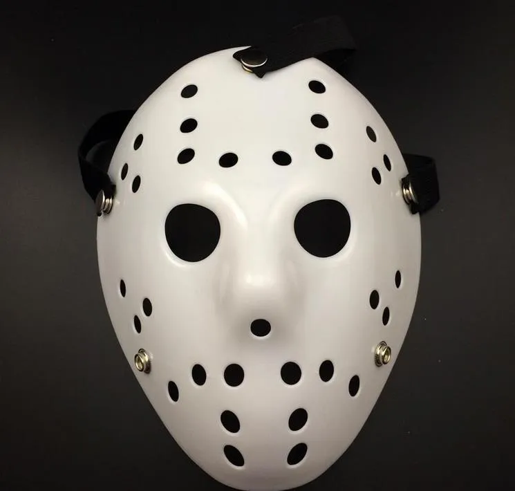 2017 Halloween White Porous Men Mask Jason Voorhees Freddy Horror Movie Hockey Maschere spaventose per le donne in maschera Costumi in maschera