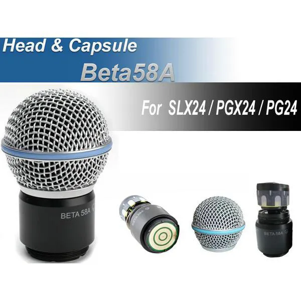 Sécurité en toute sécurité gratuite microphone microphone Mic Mic Capsule Capsule Grill pour PGX24 / SLX24 / BETA58A Microphone Meilleur