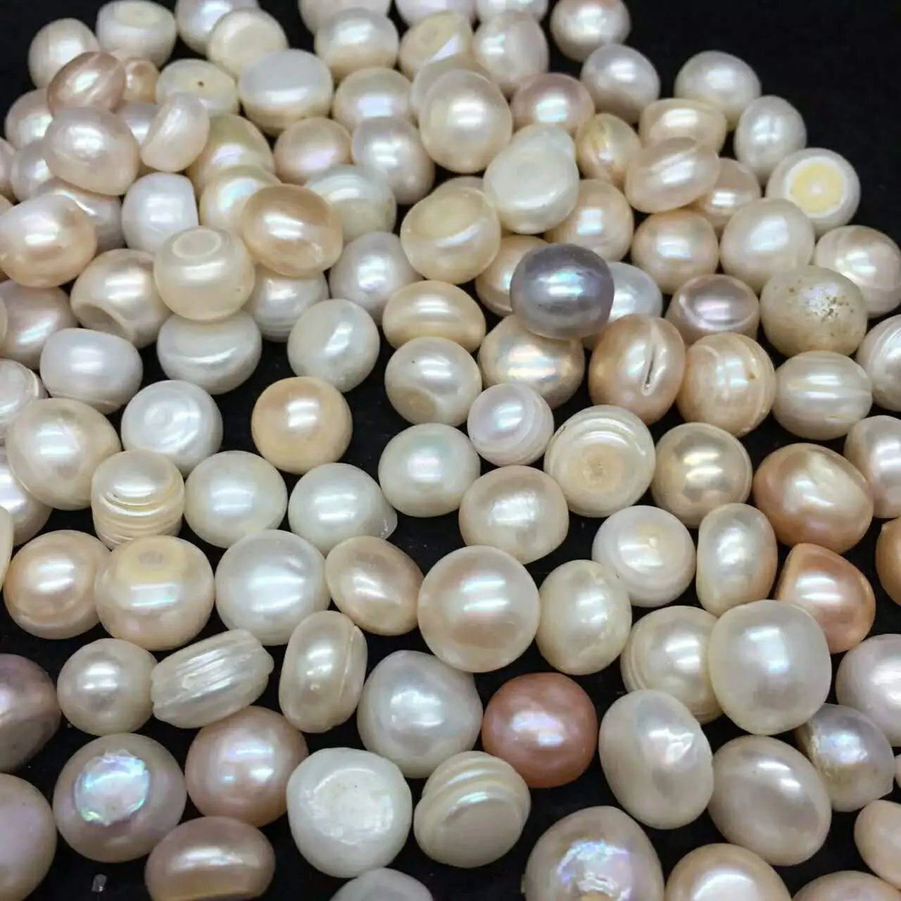 En påse 100 g naturlig vit pärlpärlor liten storlek 79 mm pärla för läkning gåva4299965