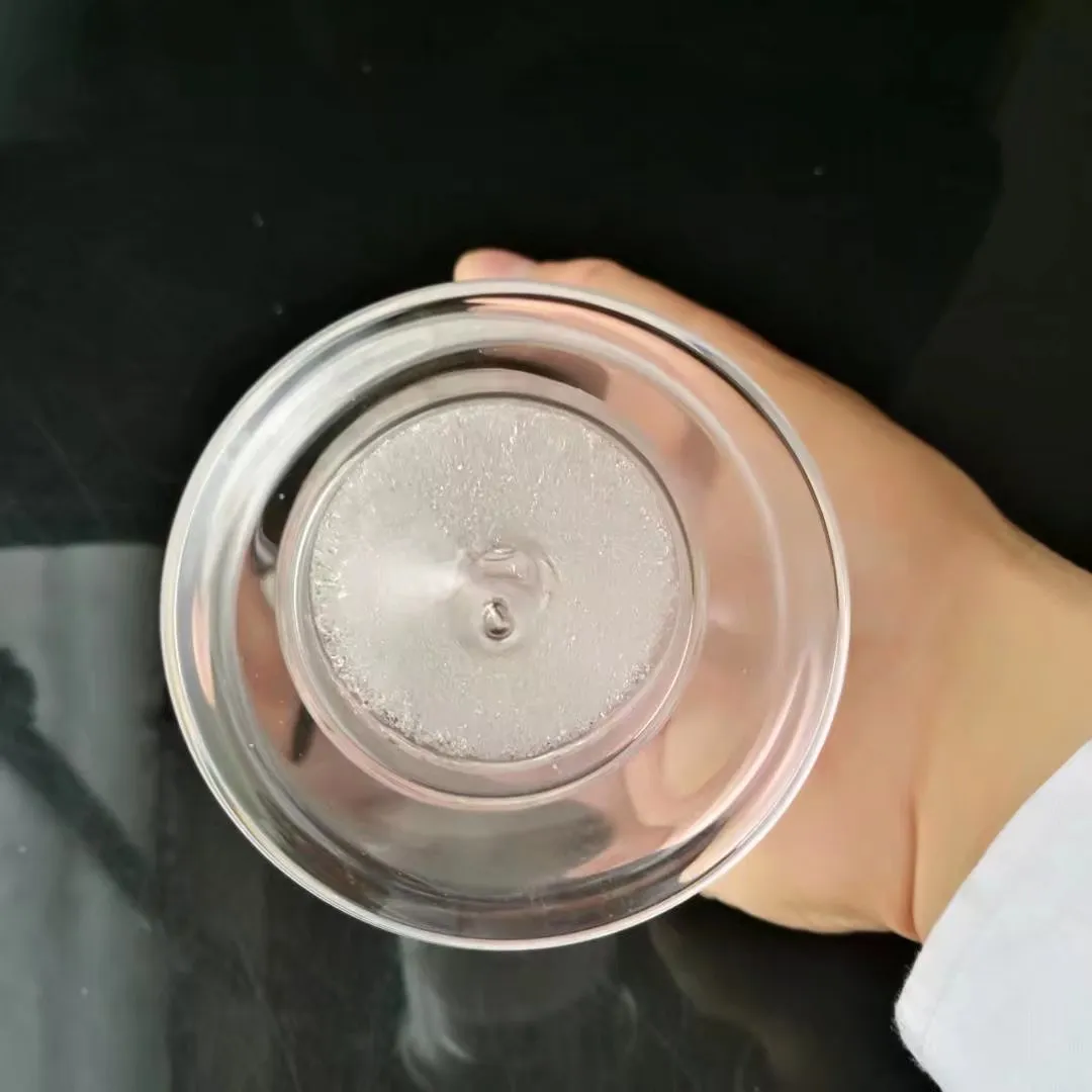 Bouteille d'eau en verre muet avec filtre à double noyau de sable