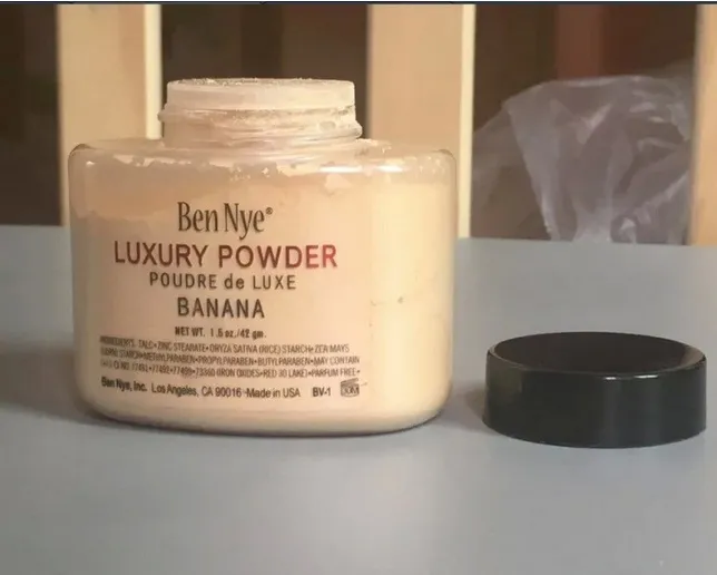 Ben Nye Luxury Powder 42g New Natural Face Loose Powder 방수 영양가있는 바나나 밝게 긴 길이 2120057