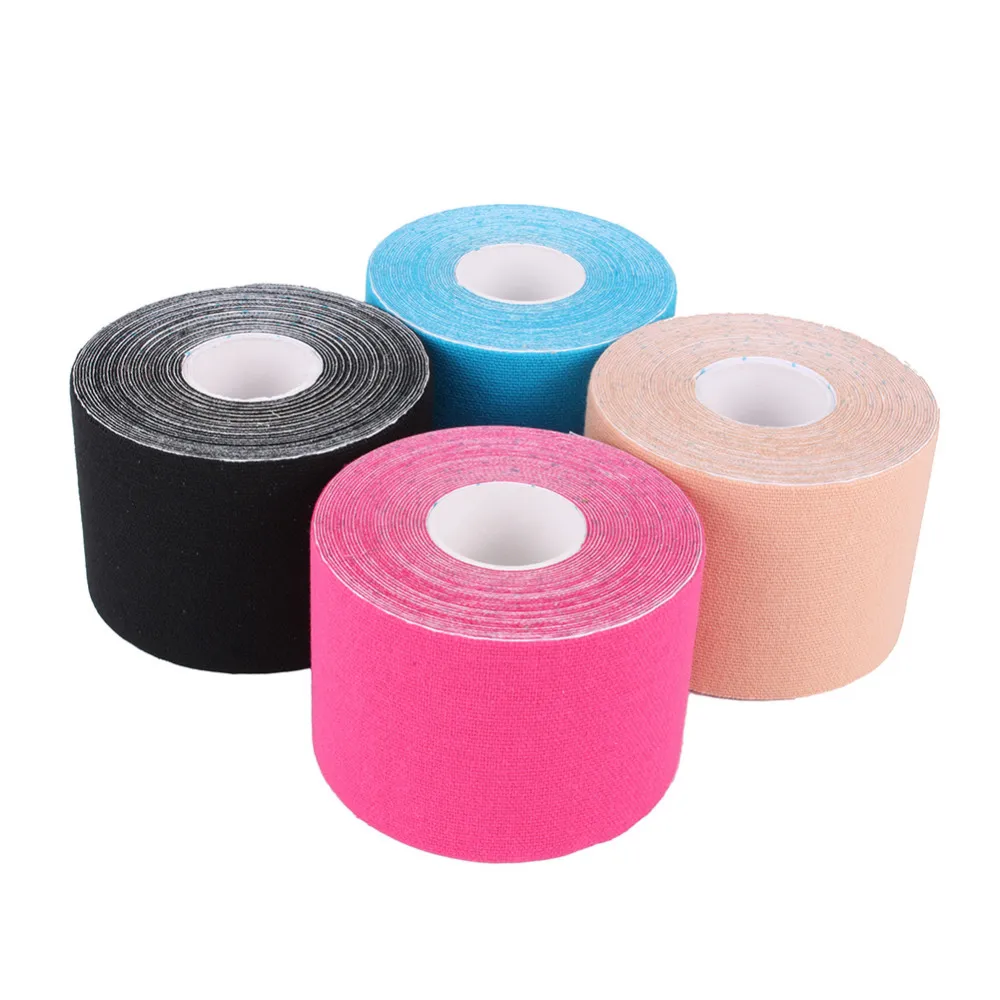 Marrone 5cm Nastro Adesivo Nastro Kinesiologico Impermeabile Traspirante Sport Atletico Fasciatura Muscolare Elastica NJY 5m 