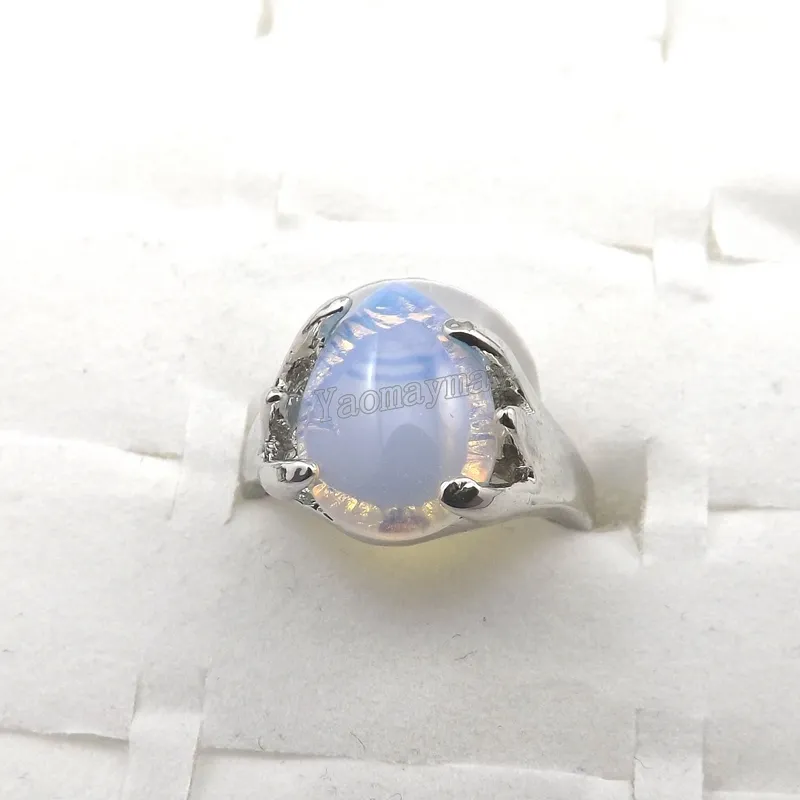 Mezclar anillos de piedra natural anillo femenino joyas de joyas de joyas envío gratis