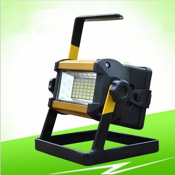 Smd2835 36 leds 30W rechargeable led floodlights waterproof portable spotlights outdoor led work emergency led camping lighting