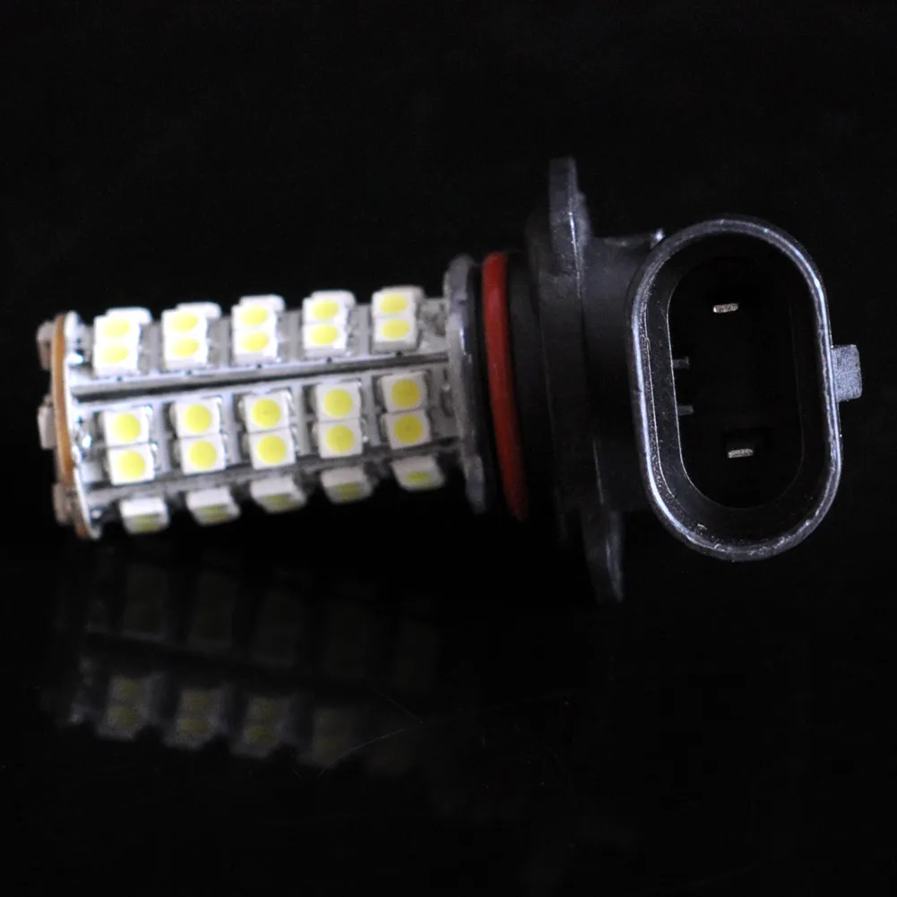 2 個 9005 HB3 H10 68 LED 車の電球 3528 SMD 12V ホワイト 6000K LED 電球デイタイムランニングフォグドライビングライトユニバーサル LED ランプ