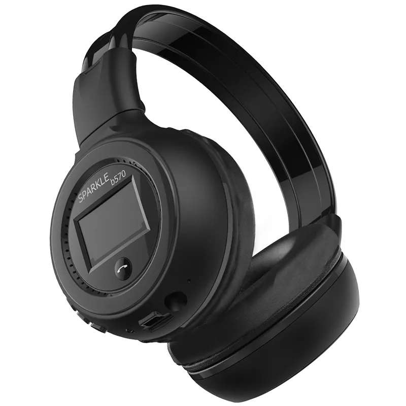 Zealots B570 Huvudmonterat Bluetooth trådlöst headset Mobilt kort MP3-hörlurar har lettradio ingen ljudförlust