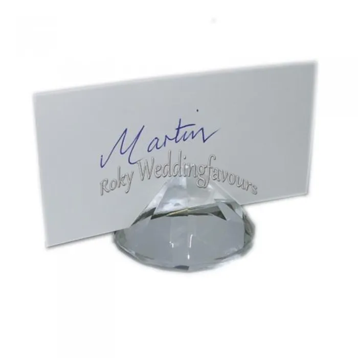 Crystal Diamond Place Card Holder Signature Wedding Decoration Gifts Party Table Number Holder