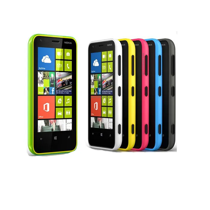 잠금 해제 된 원래 Nokia Lumia 620 Windows 휴대 전화 듀얼 코어 512M / 8G 카메라 5MP WiFi GPS 핸드폰