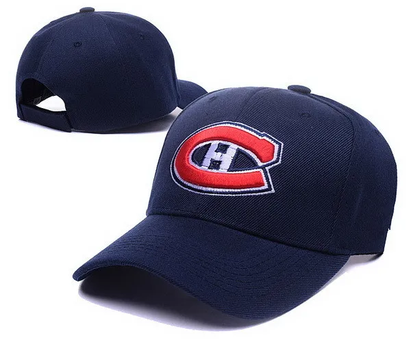 Nuevo 2016 Gorras de hockey Equipo Sombrero ajustable Rojo Azul Negro Color 12 equipos Todas las gorras Sombrero de calidad superior Todos los sombreros 8596738