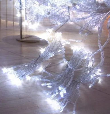 3 متر × 3 متر 300 الصمام ضوء عيد الميلاد سلسلة الجنية حكاية ستارة الزفاف ضوء الزخرفية / الإضاءة AC110V-250V