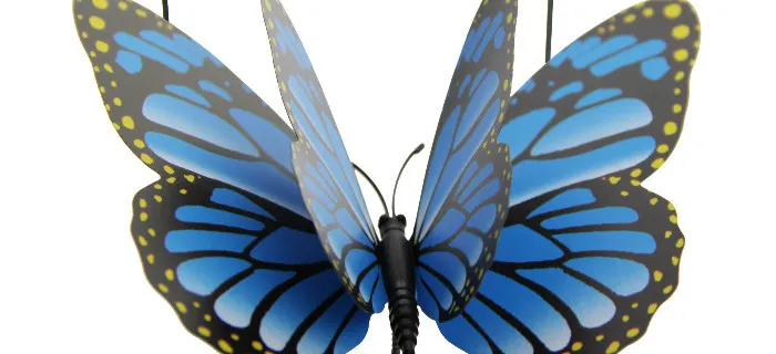 الفراشات الاصطناعية 3D ملون الفراشات الاصطناعي الدمية الحرفية حفل زفاف الديكور الزهور ريشة الفراشات الفراشة ديكور