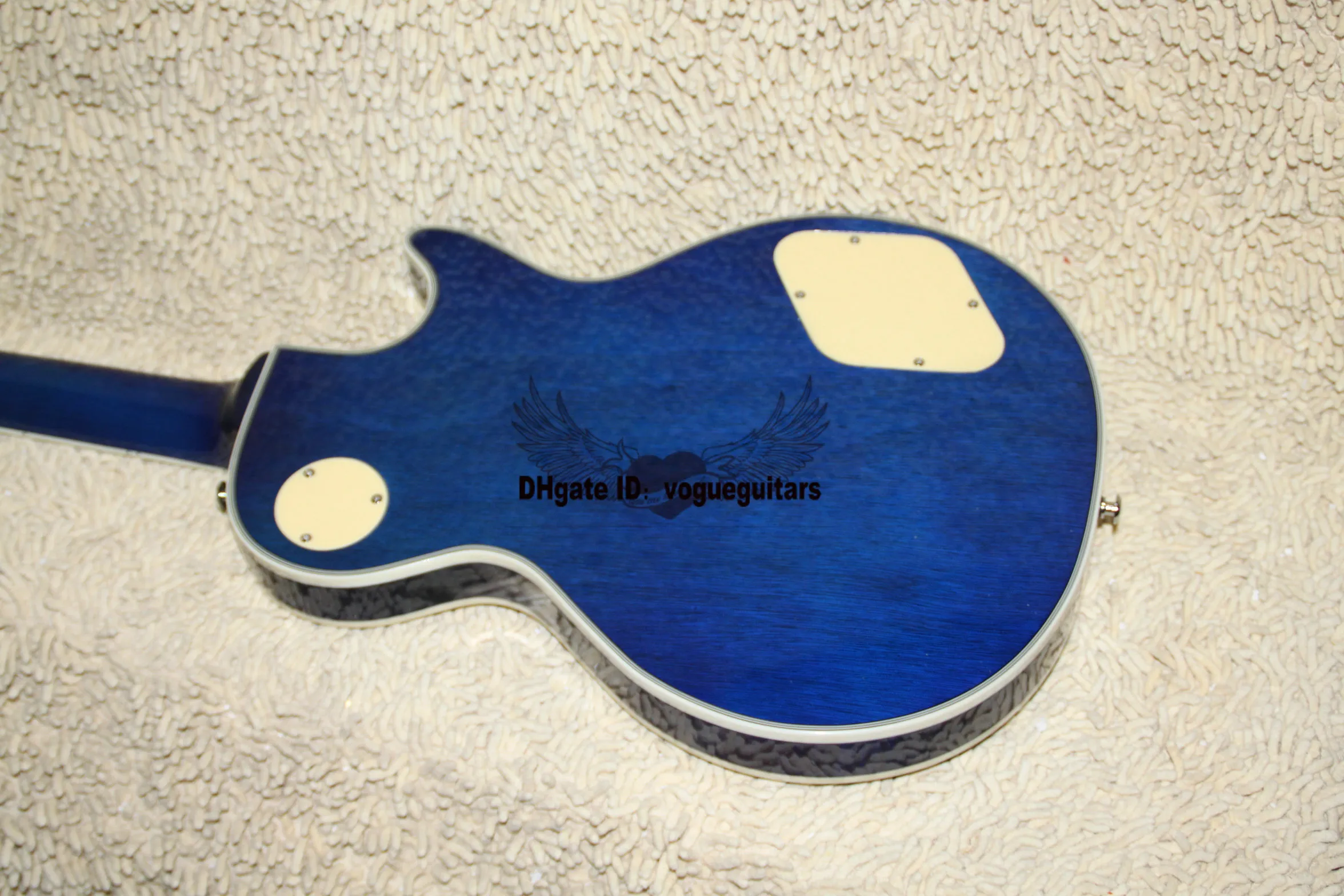 New Arrival Left Handed Guitar Blue Burst Electric Guitar custom shop guitar OEM Available