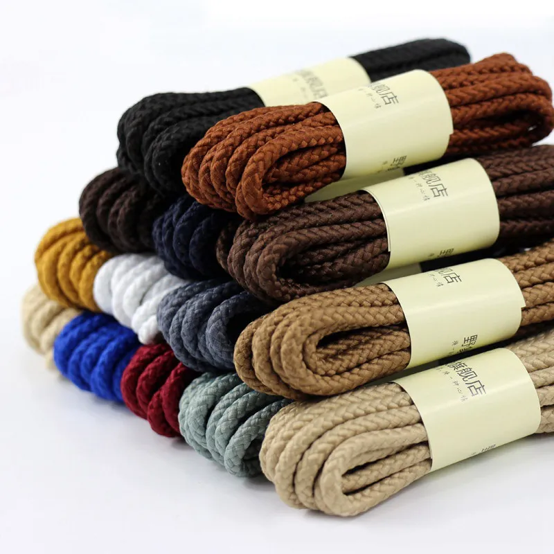 Wholesale Shoelaces Men Women Leisure Round Bootlaces Fashion Work Shoe