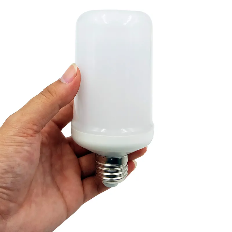 7W LED Flammenlampe E27 E26 Glühbirne 85-265V Flammeneffekt Feuerlampen Kreative Lichtflackeremulation für Weihnachtsgarten