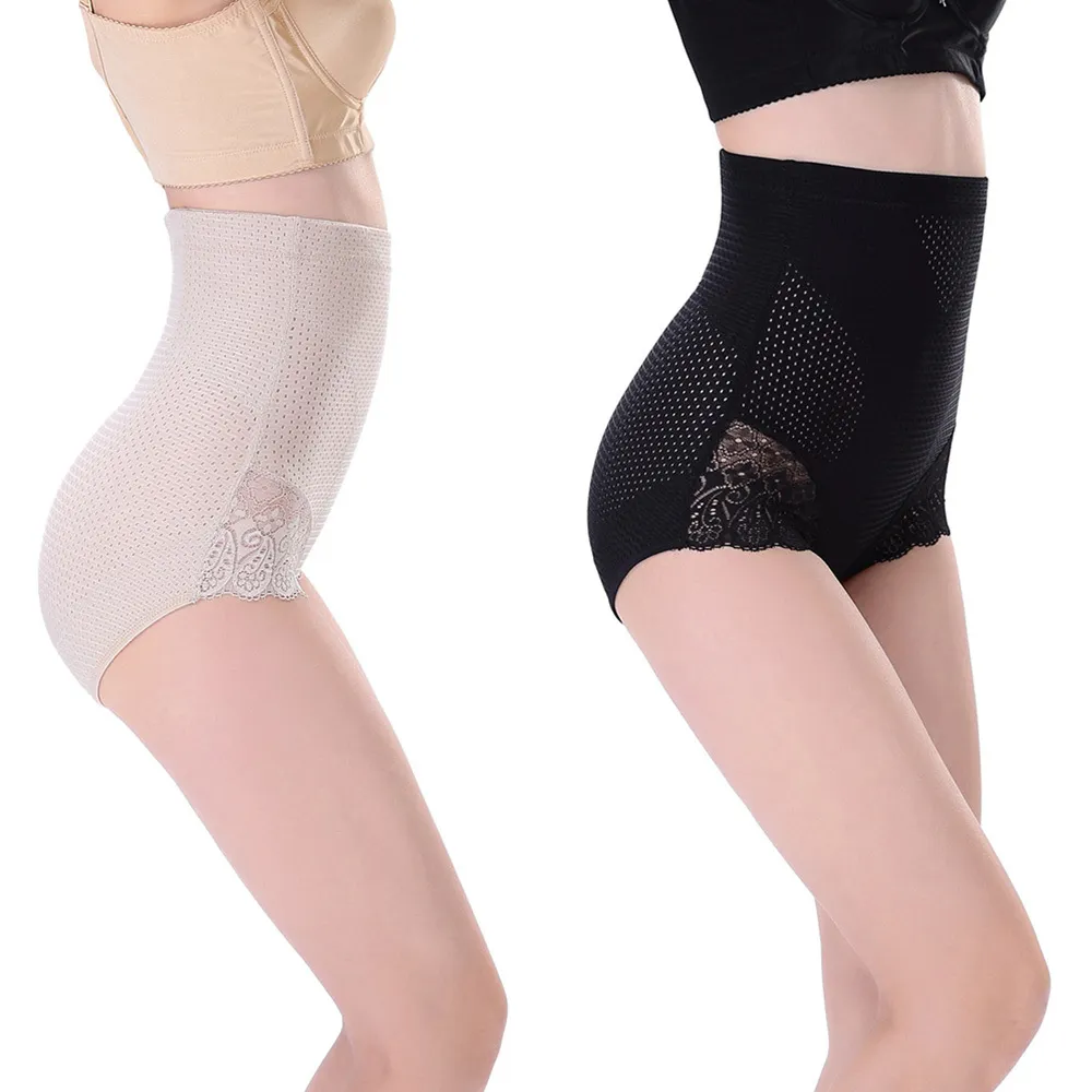 Venda por atacado- calcinha de moda para mulheres tracksuit para mulheres underwear mulheres sólidas sliming corpo shaper forma desgaste cintura alta cintura cincher cuecas