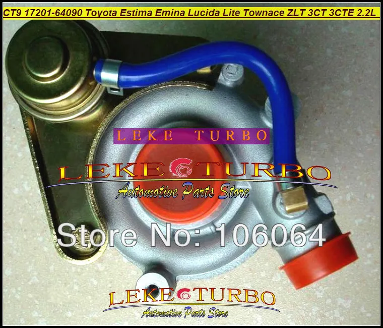 CT9 17201-64090  Estima Emina Lucida Lite Townace ZLT 3CT 3CTE 2.2L 90HP turbocharger