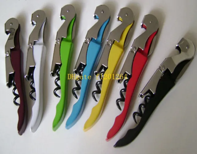 100pcs/lot Can Customize logo Bottle Opener Parrot Wine Opener Hippocampus Knife stainless steel Corkscrew Red Wine Beer Bottle Opener