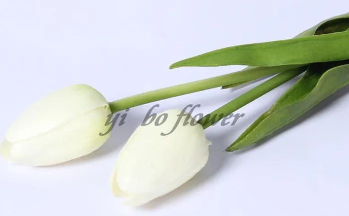 Latex Tulipes artificiels PU Flower Bouquet Real Touch Fleurs pour décoration de maison Fleurs décoratives de mariage 11 Couleurs Option3423632