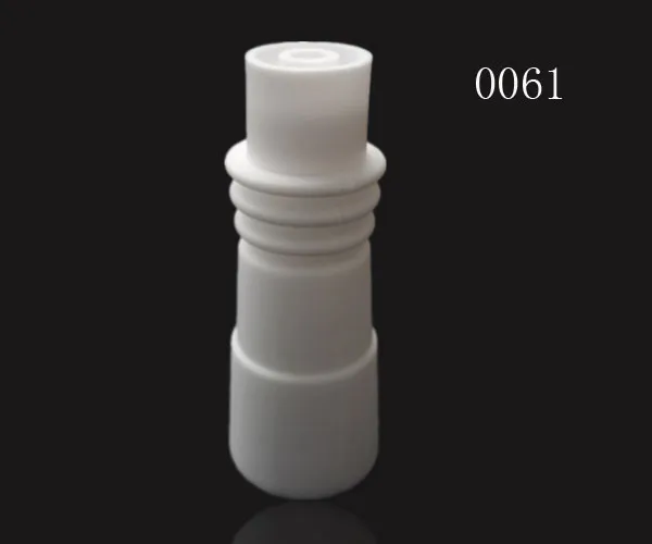 14mm 18mm Domeless 세라믹 못, 16mm / 20mm E-nail Coil Dominant 네일 유리 봉에 대 한 MaleFemale 조인트 VS GR2 Titanium Nail