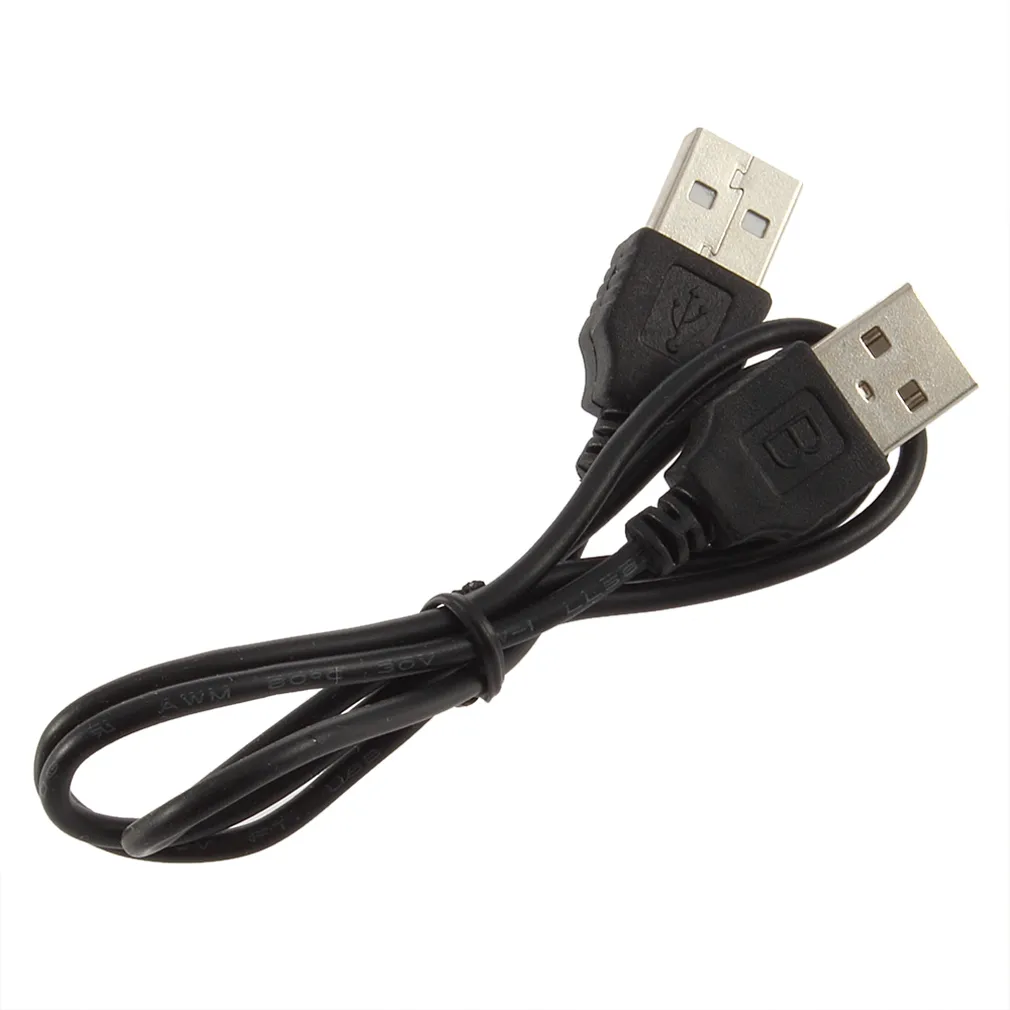 55CM USB 2.0 macho para macho M/M A/A conector de extensão cabo adaptador cabo fio