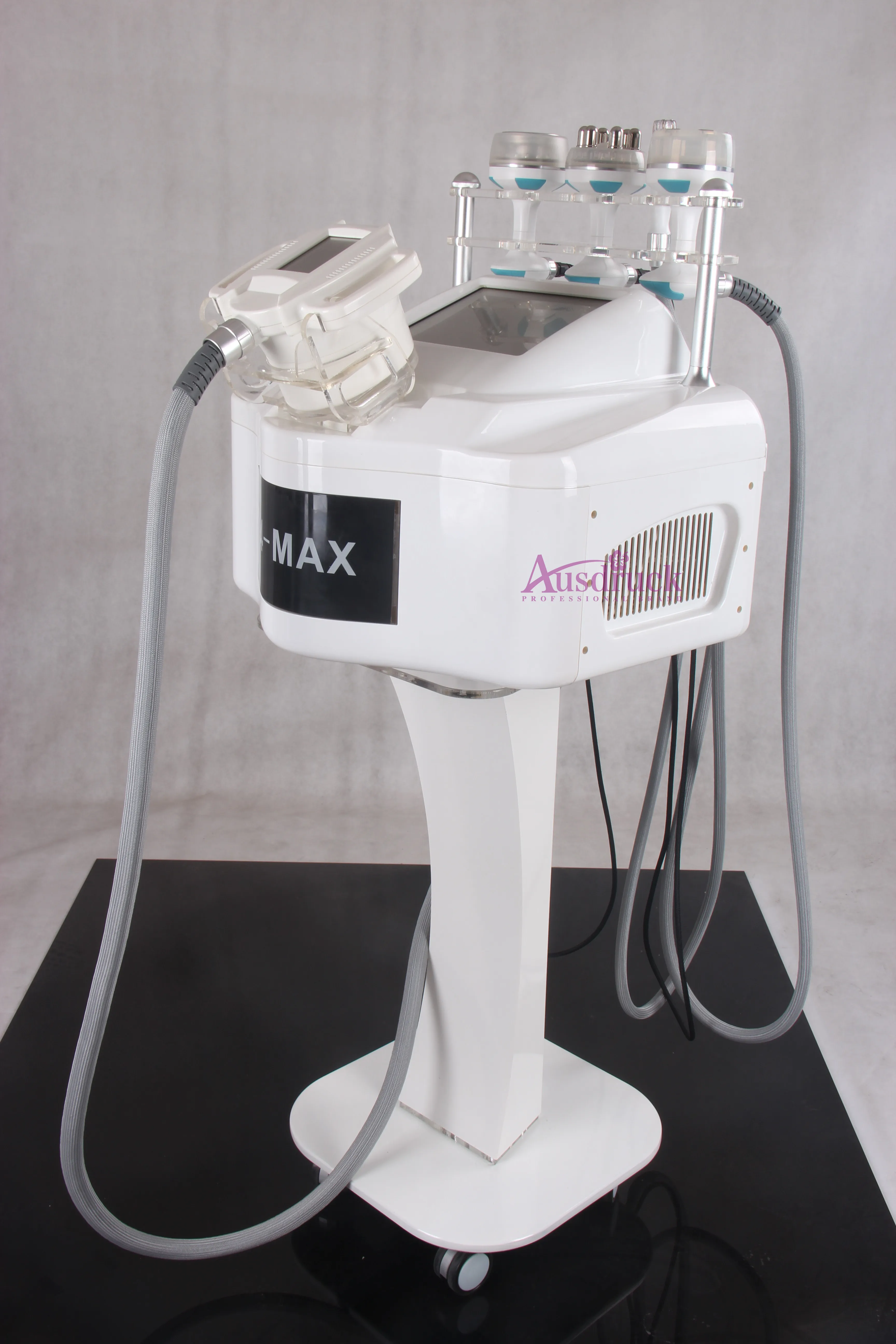 Professionell 40kHz RF Vacuum Blue Light Head Ultraljud Liposuction Cavitation RF Multipolar Radio Frequency Bio Lifting Slimming Machine