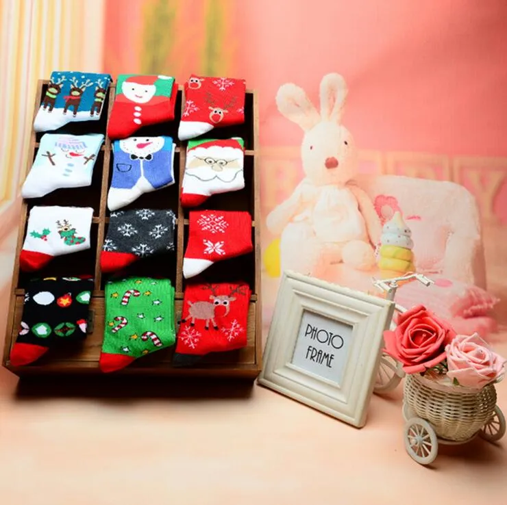 Chaussettes de Noël élément quatre saisons jolis bas à tricoter Tricoté CT13