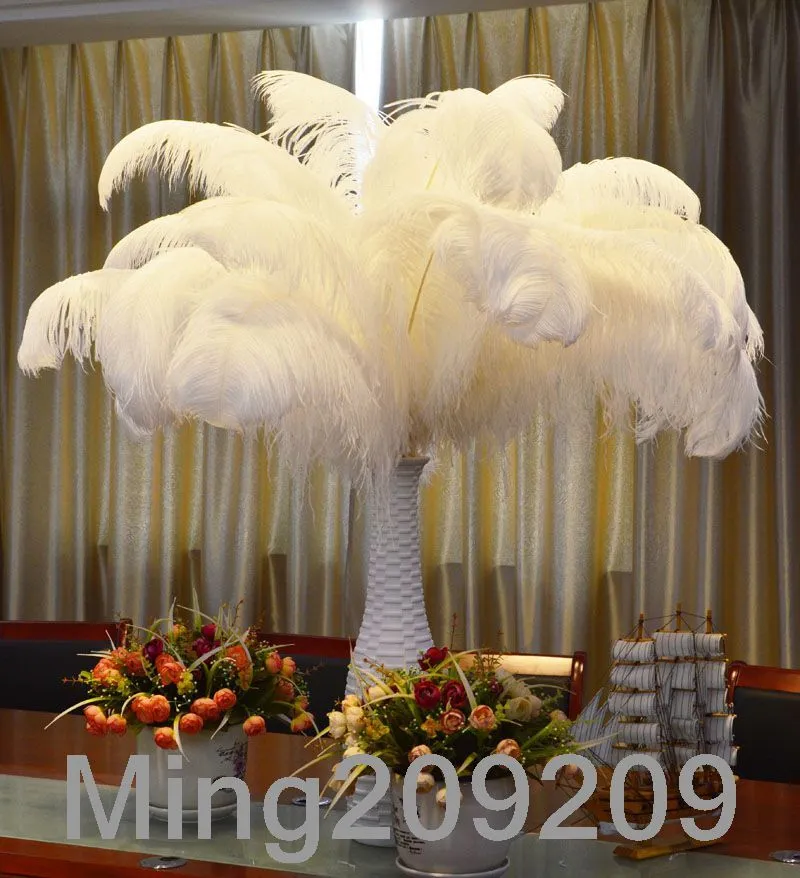 wholesale 6-26 inch Ostrich Feather Plume white,Wedding centerpieces table centerpiece decor party event decor